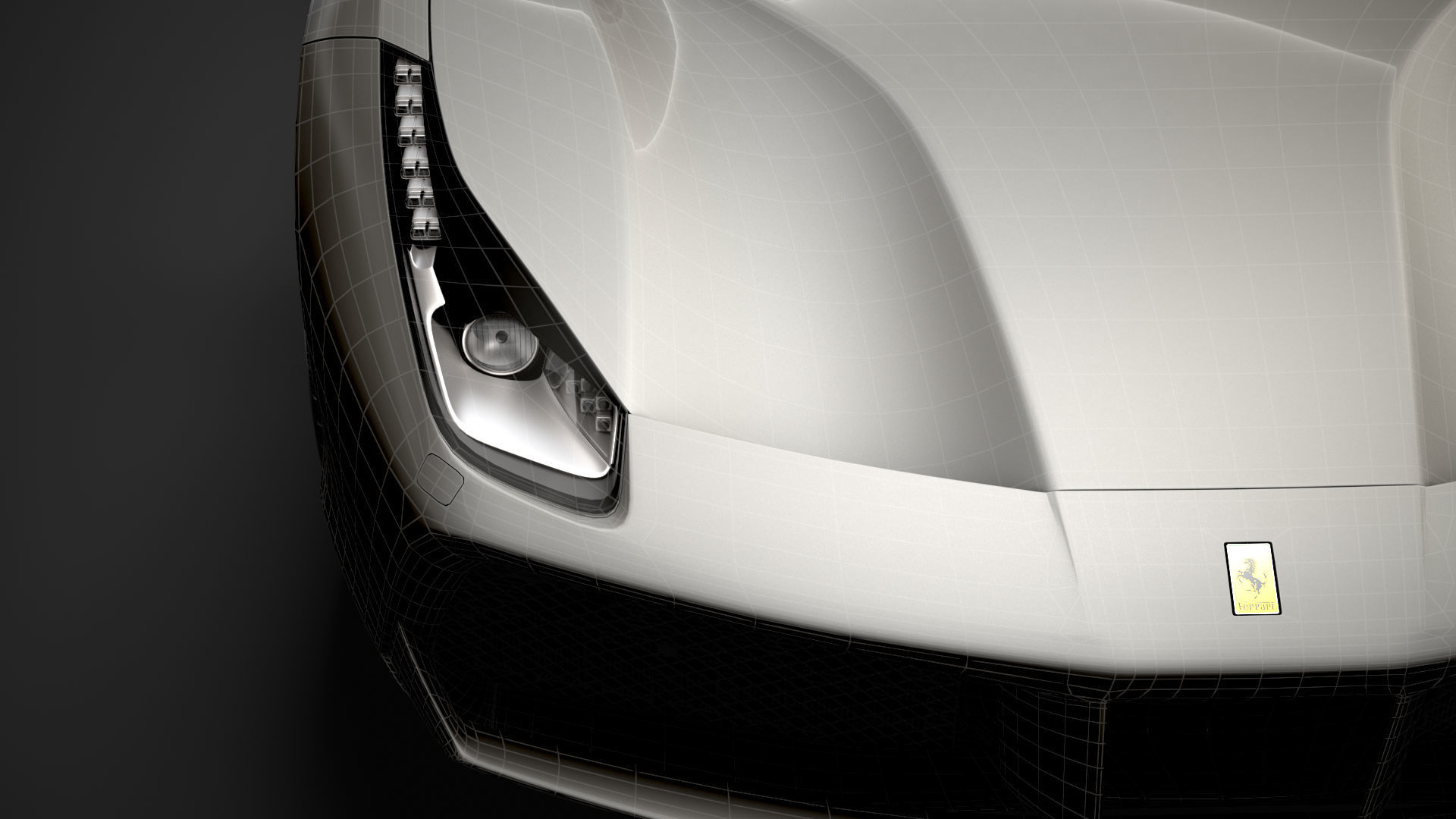 Ferrari 488 Spider Sleek Beauty 2018 3D model_37