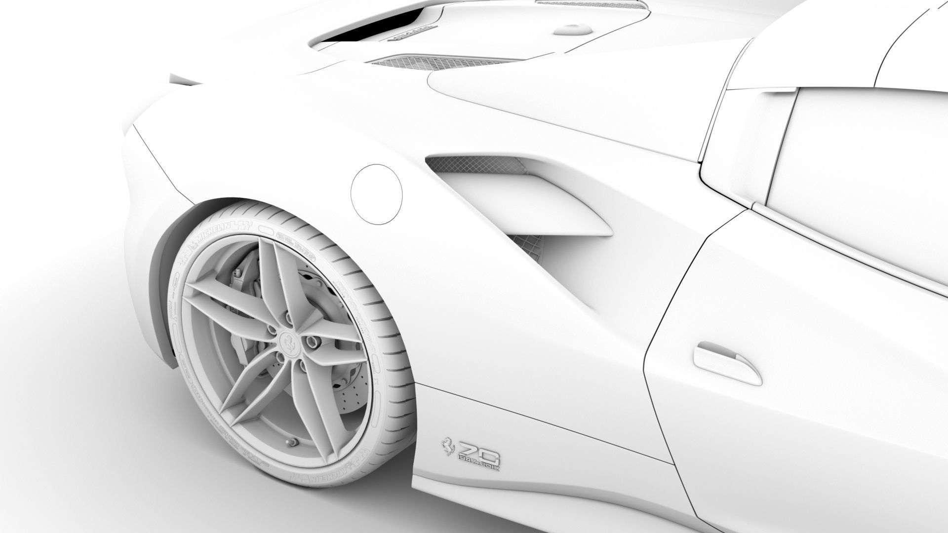 Ferrari 488 Spider Sleek Beauty 2018 3D model_25