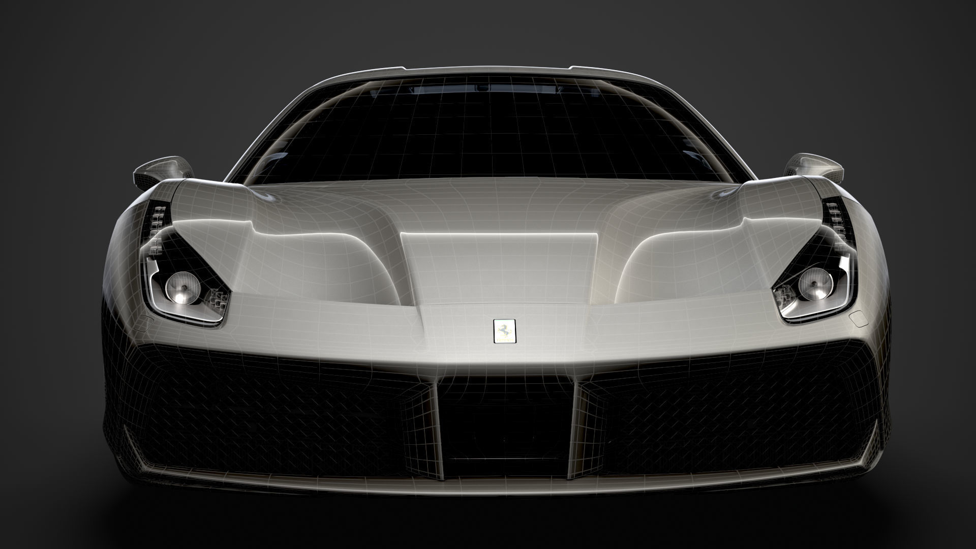 Ferrari 488 Spider Sleek Beauty 2018 3D model_34