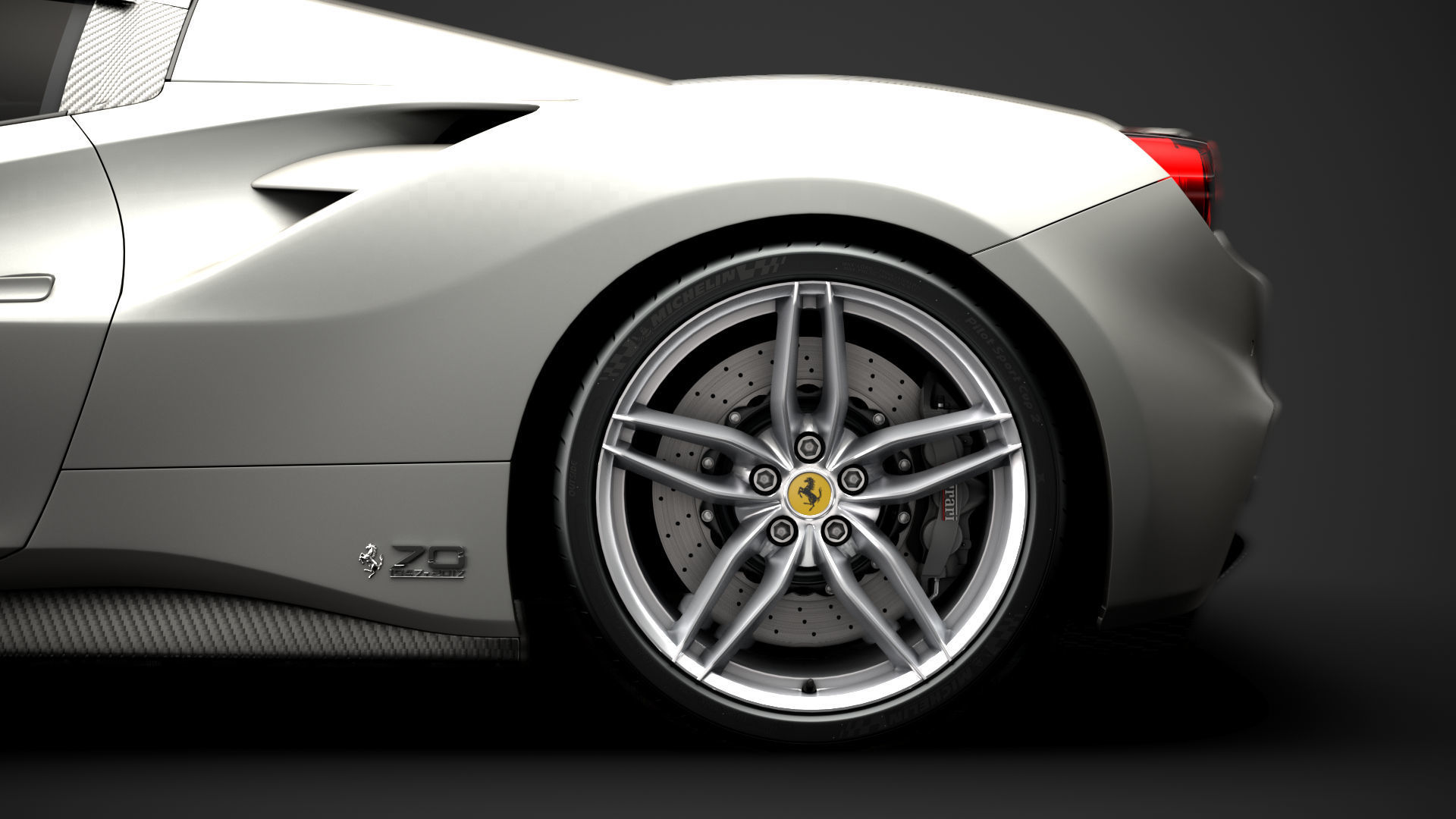 Ferrari 488 Spider Sleek Beauty 2018 3D model_7