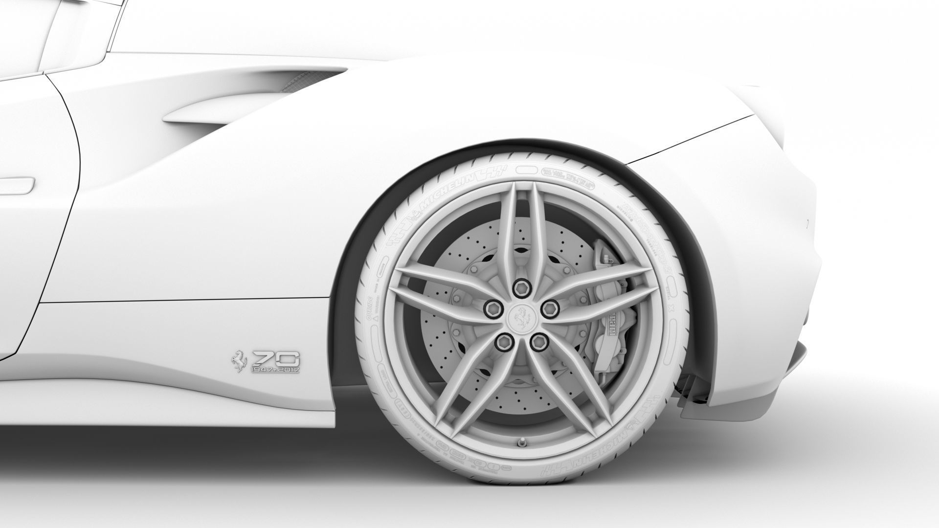 Ferrari 488 Spider Sleek Beauty 2018 3D model_21