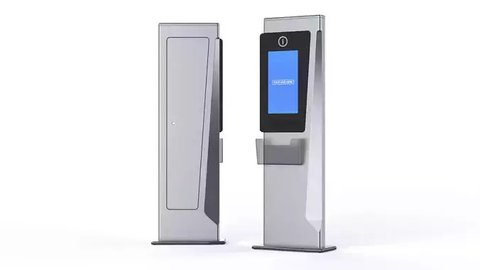 Ground Totem Self Service 07 3D model
