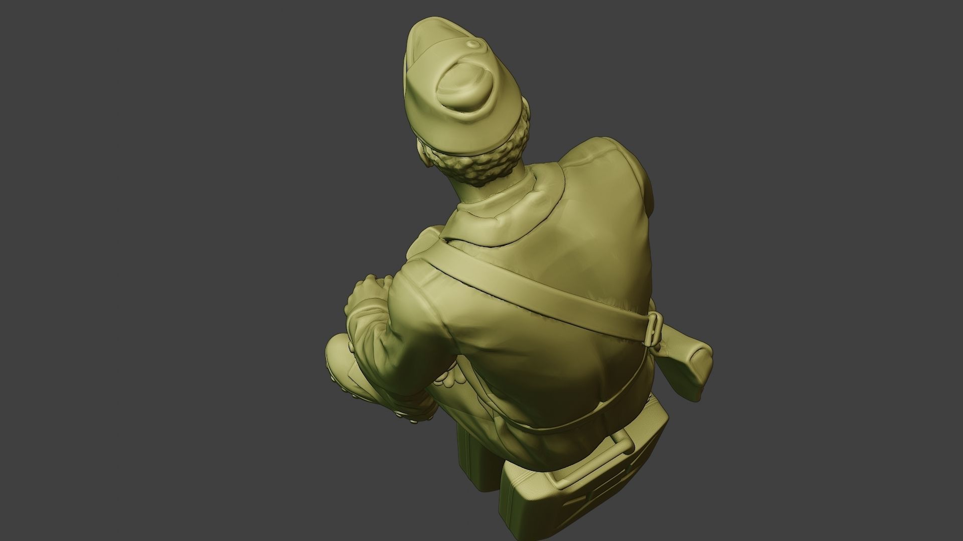 Italian Tank Crew Unit ww2 Sit ITCU1 3D print model_16