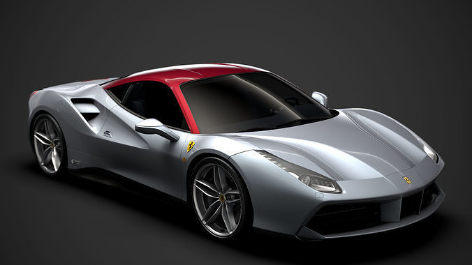 Ferrari 488 GTB The Shah 2018 3D model