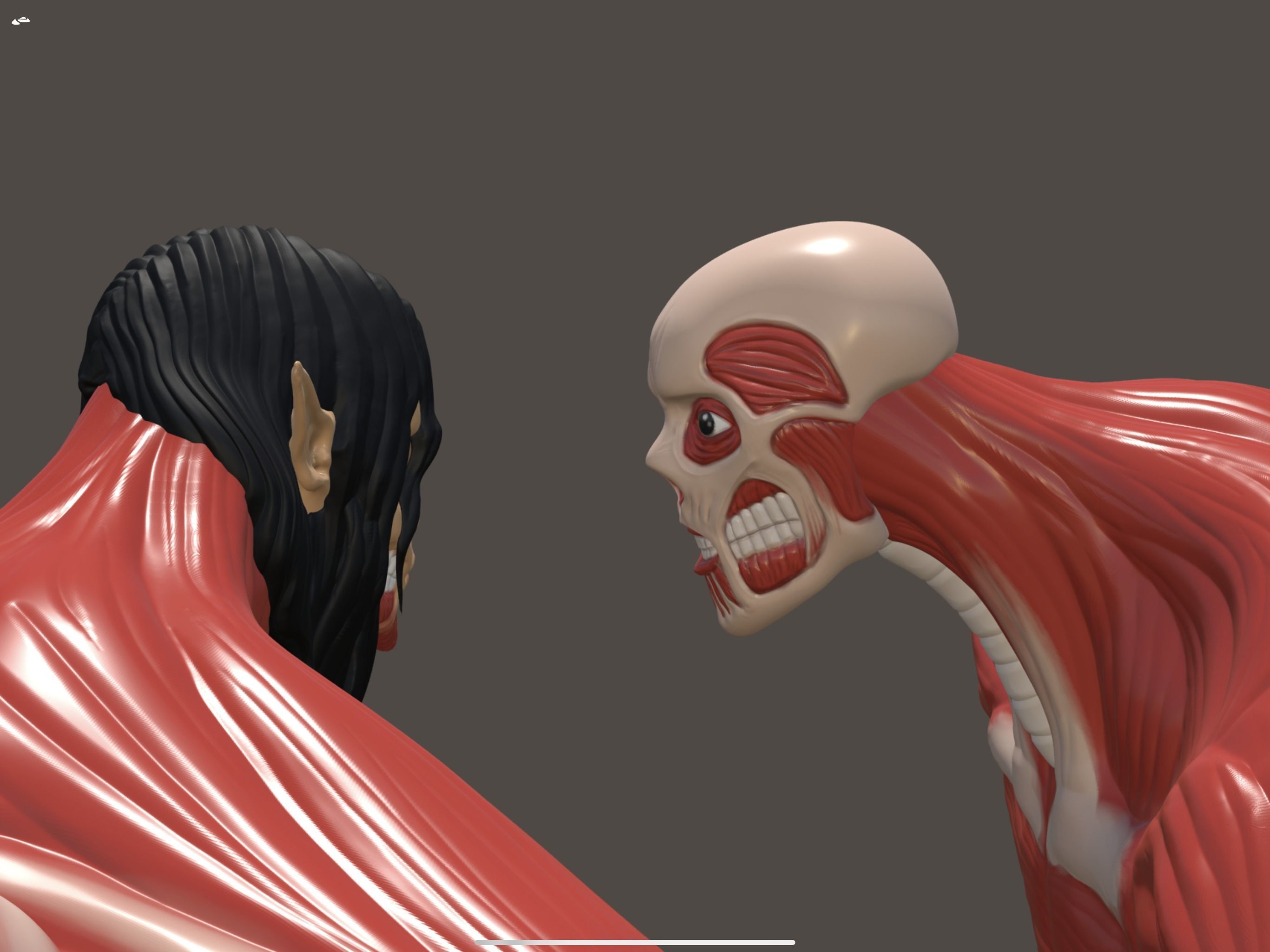 Eren vs armin -attack no titan 3d model 3D model_13