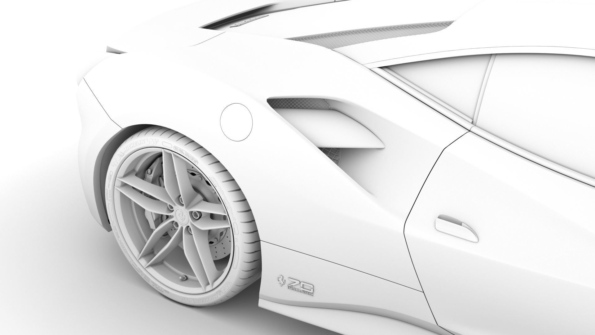 Ferrari 488 GTB The Schumacher 2018 3D model_25