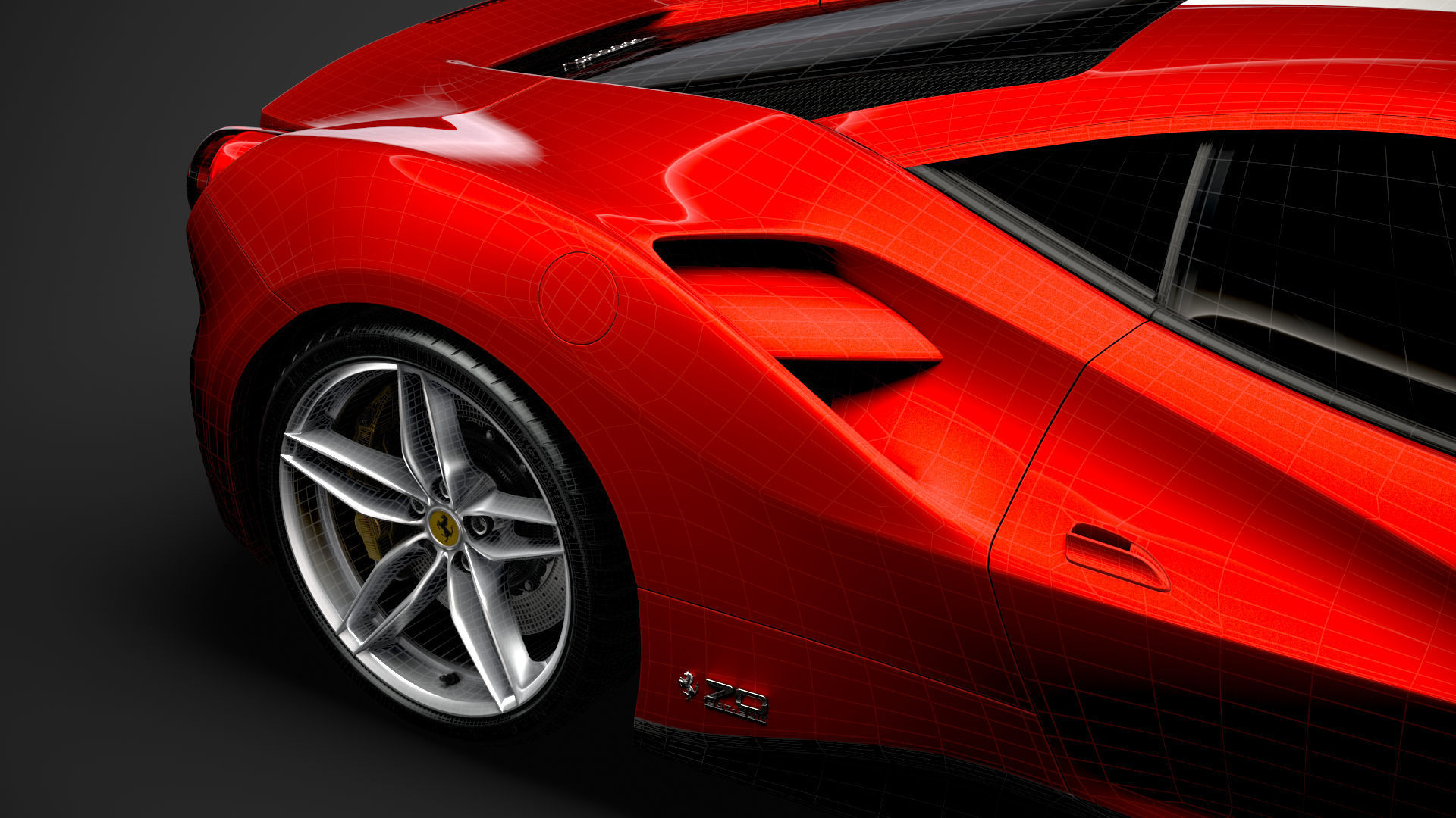 Ferrari 488 GTB The Schumacher 2018 3D model_39