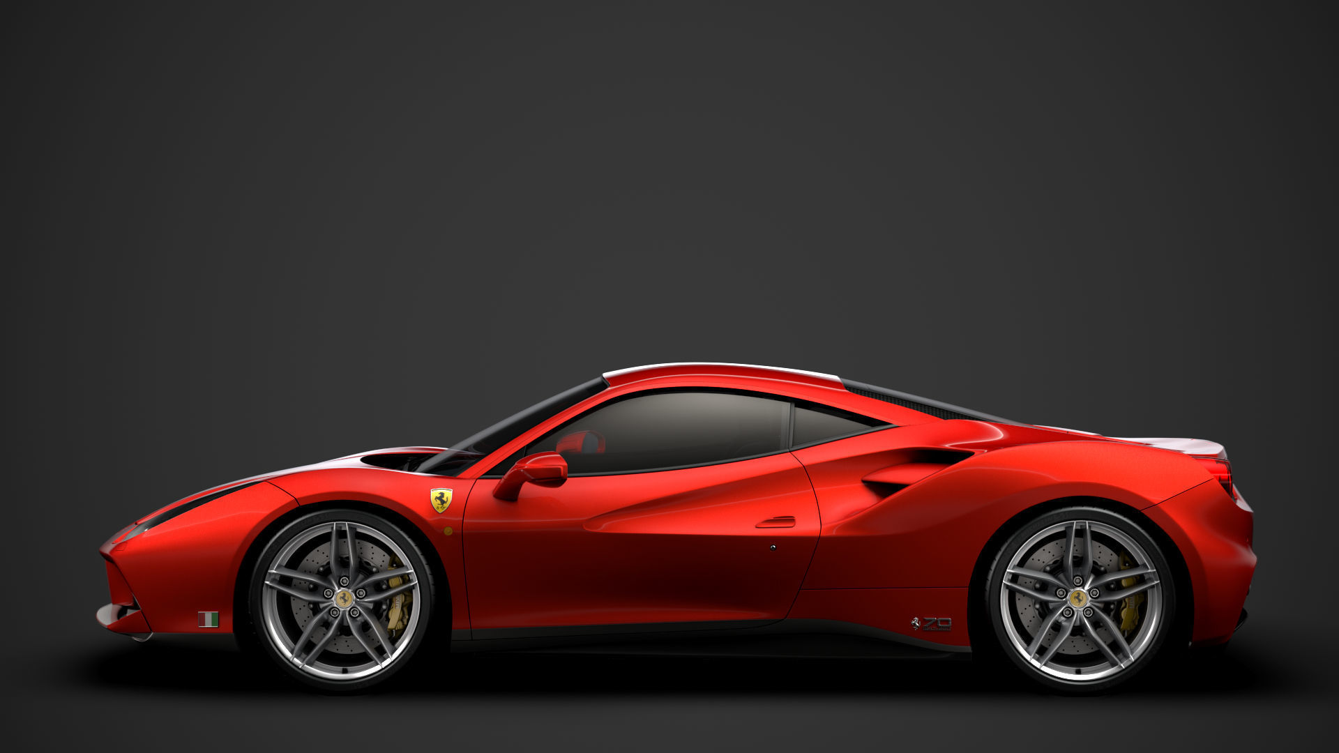 Ferrari 488 GTB The Schumacher 2018 3D model_5
