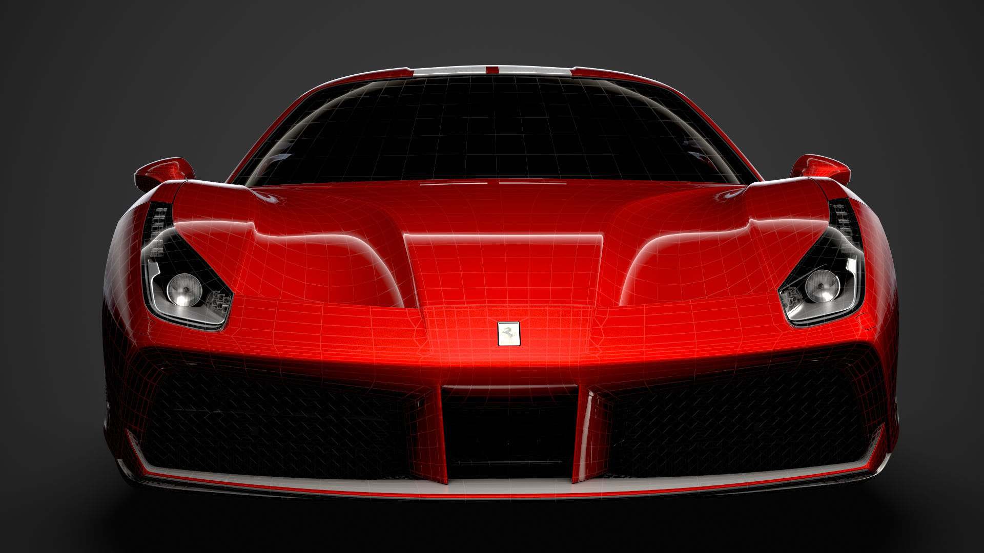 Ferrari 488 GTB The Schumacher 2018 3D model_34