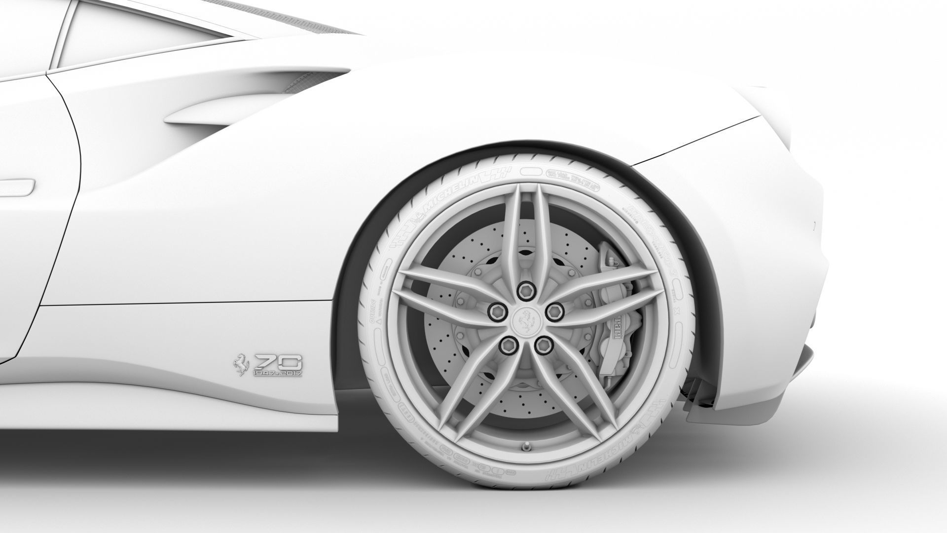 Ferrari 488 GTB The Schumacher 2018 3D model_21