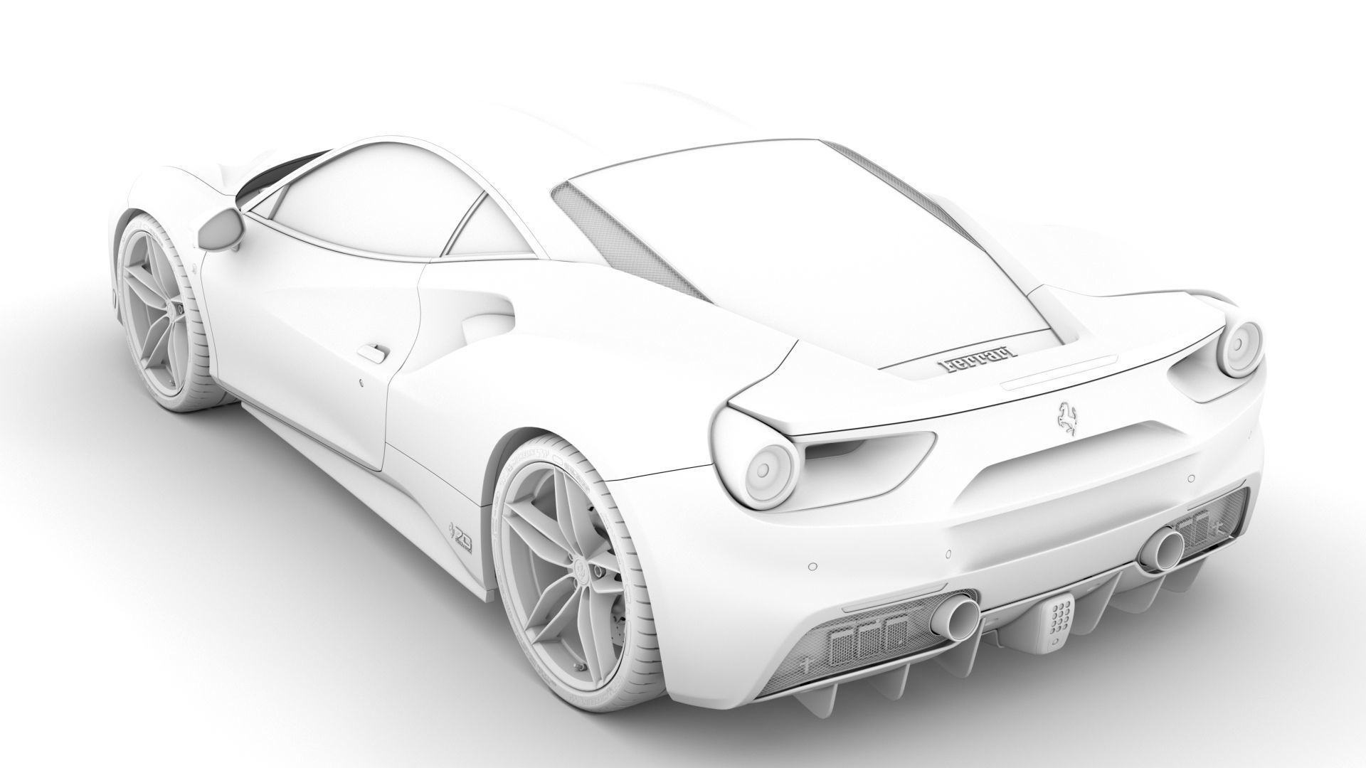 Ferrari 488 GTB The Schumacher 2018 3D model_17