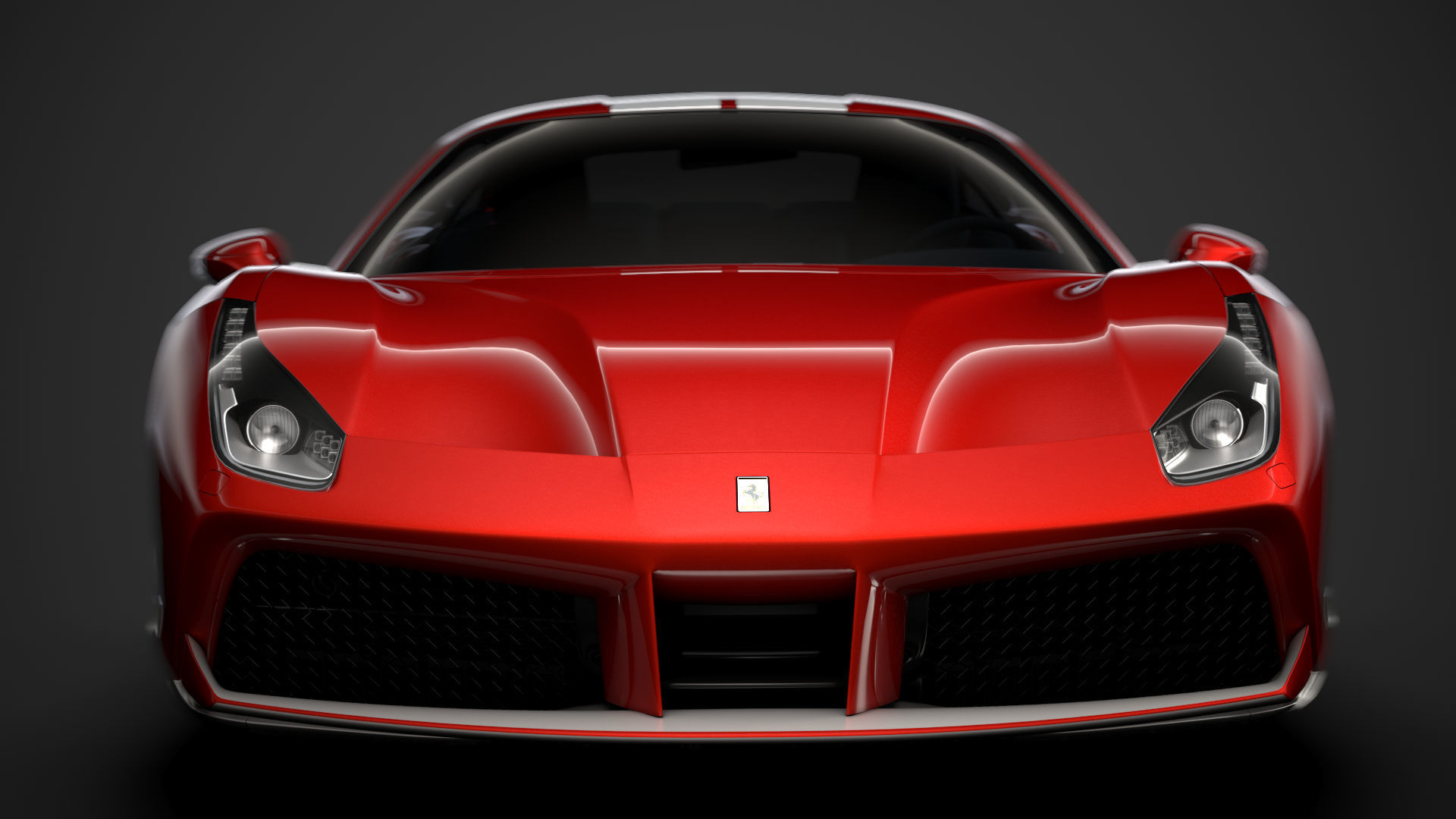Ferrari 488 GTB The Schumacher 2018 3D model_6