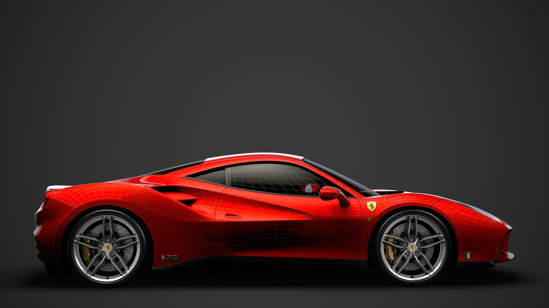 Ferrari 488 GTB The Schumacher 2018 3D model_29