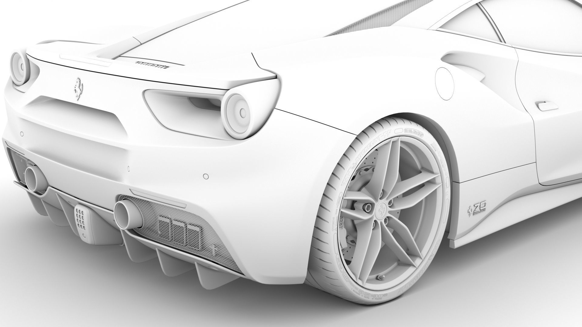 Ferrari 488 GTB The Schumacher 2018 3D model_24