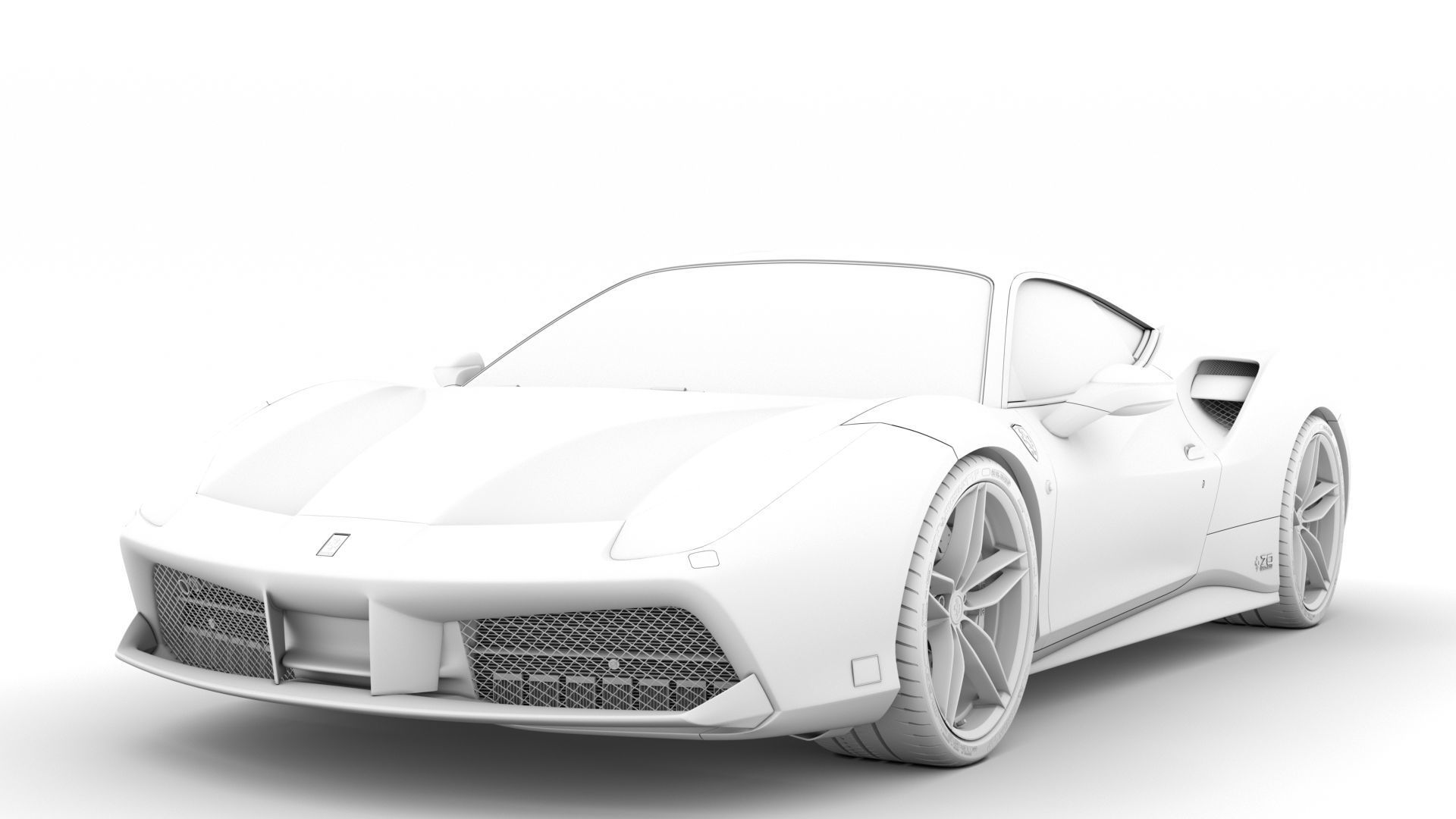 Ferrari 488 GTB The Schumacher 2018 3D model_22