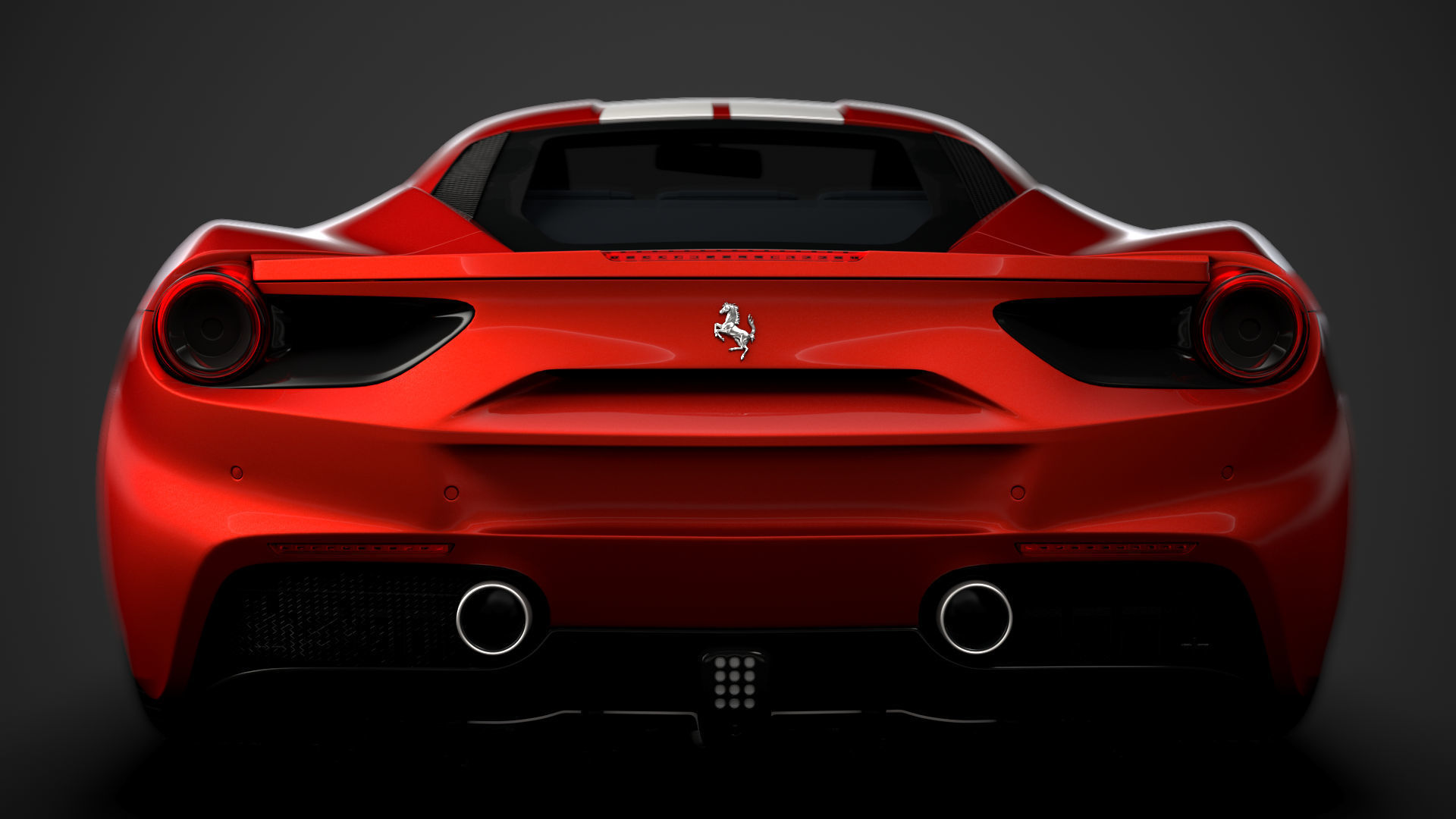 Ferrari 488 GTB The Schumacher 2018 3D model_13