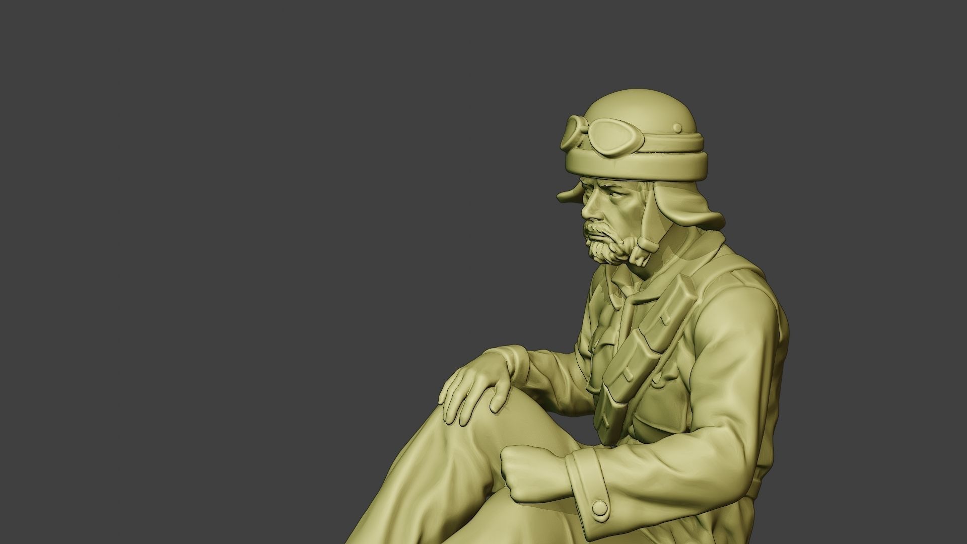 Italian Tank Crew Unit ww2 Sit3 ITCU1 3D print model_18