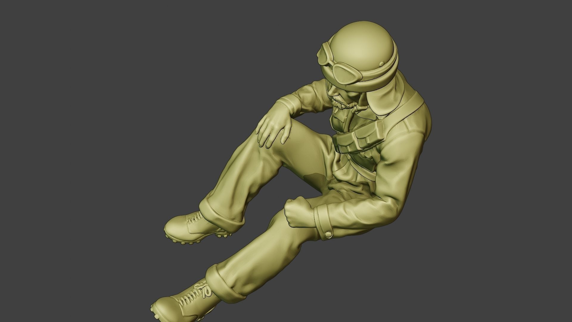 Italian Tank Crew Unit ww2 Sit3 ITCU1 3D print model_15