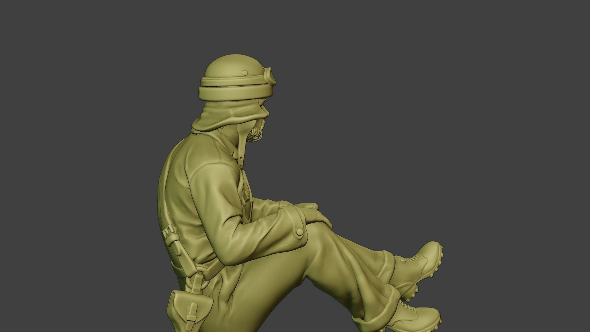 Italian Tank Crew Unit ww2 Sit3 ITCU1 3D print model_31