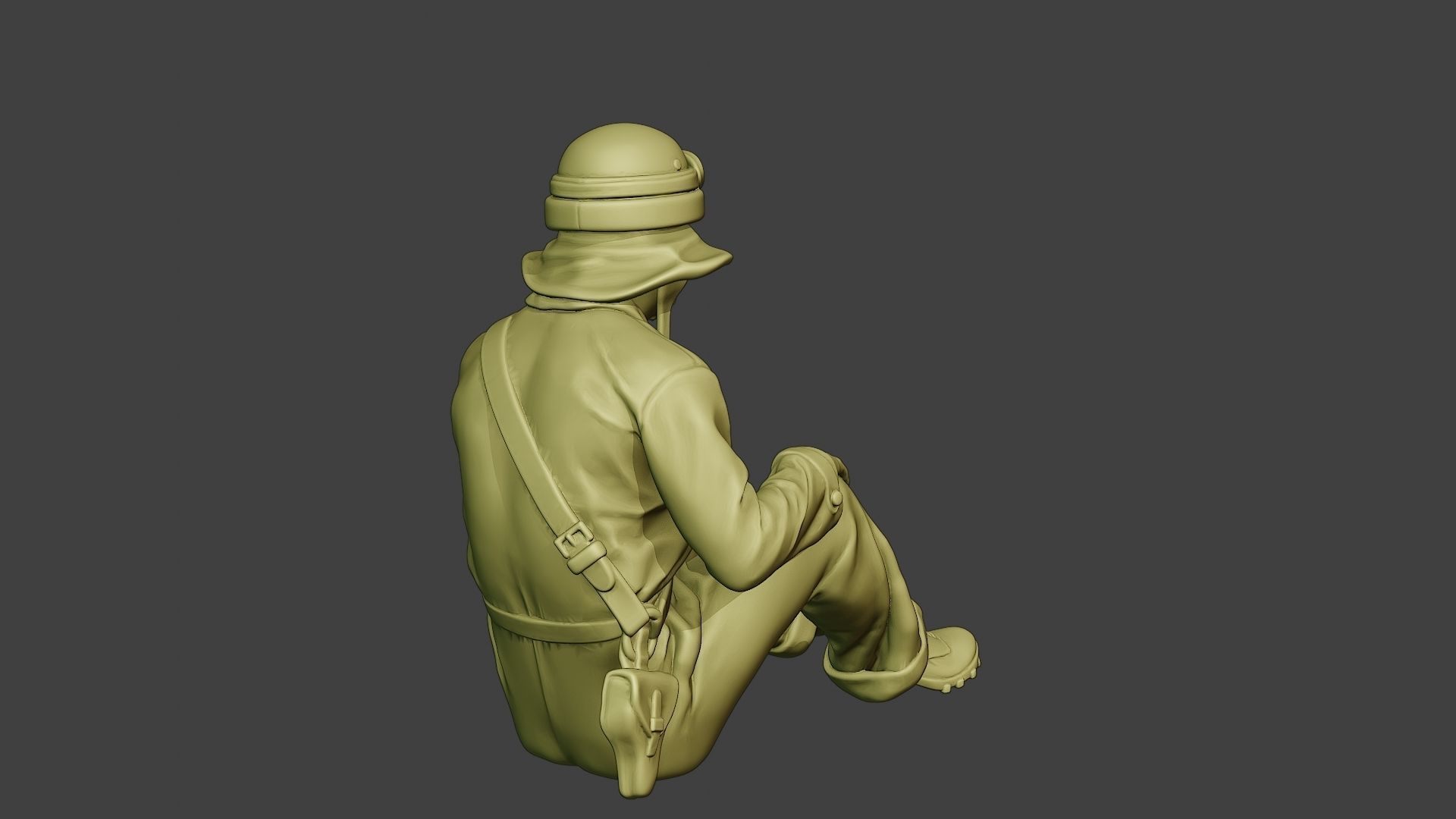 Italian Tank Crew Unit ww2 Sit3 ITCU1 3D print model_7