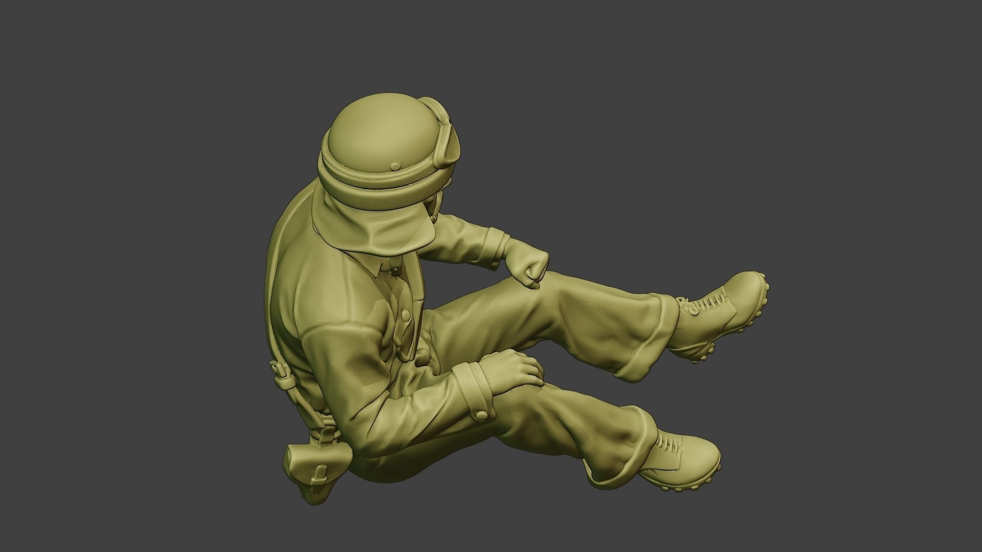 Italian Tank Crew Unit ww2 Sit3 ITCU1 3D print model_23