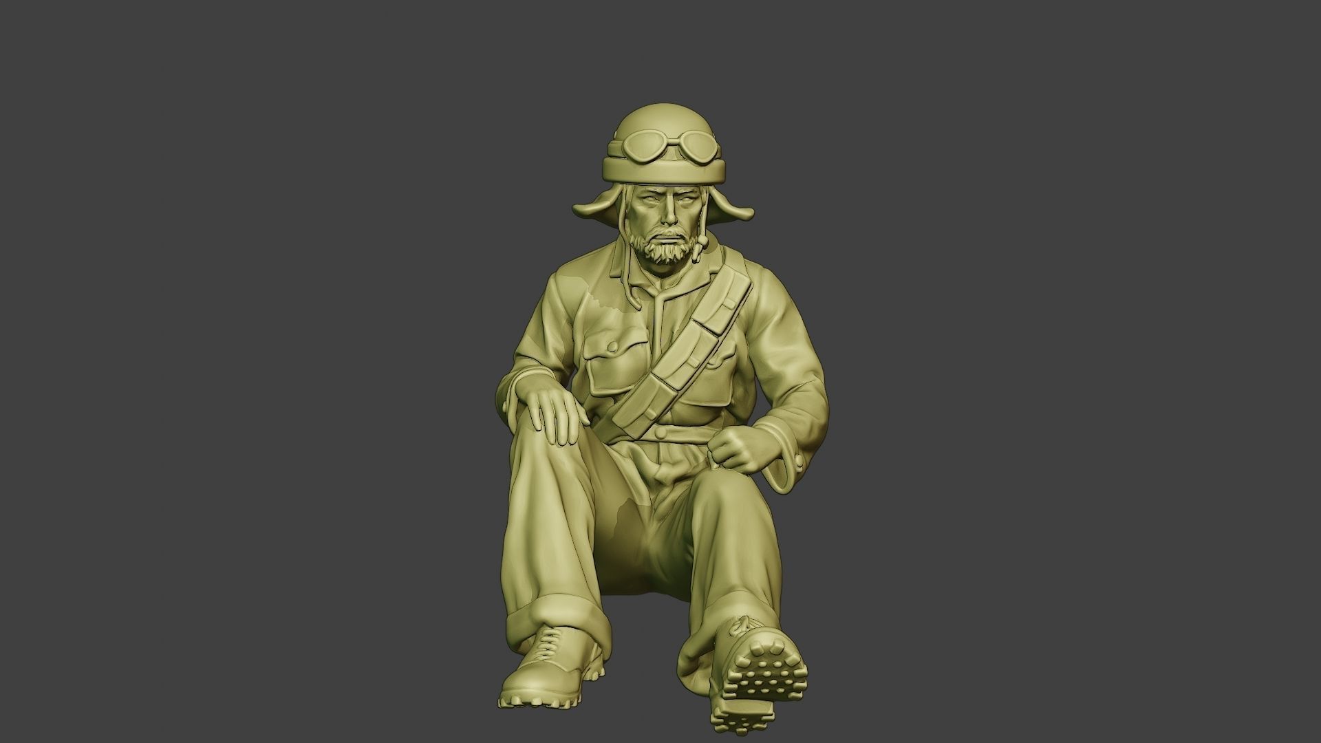 Italian Tank Crew Unit ww2 Sit3 ITCU1 3D print model_1