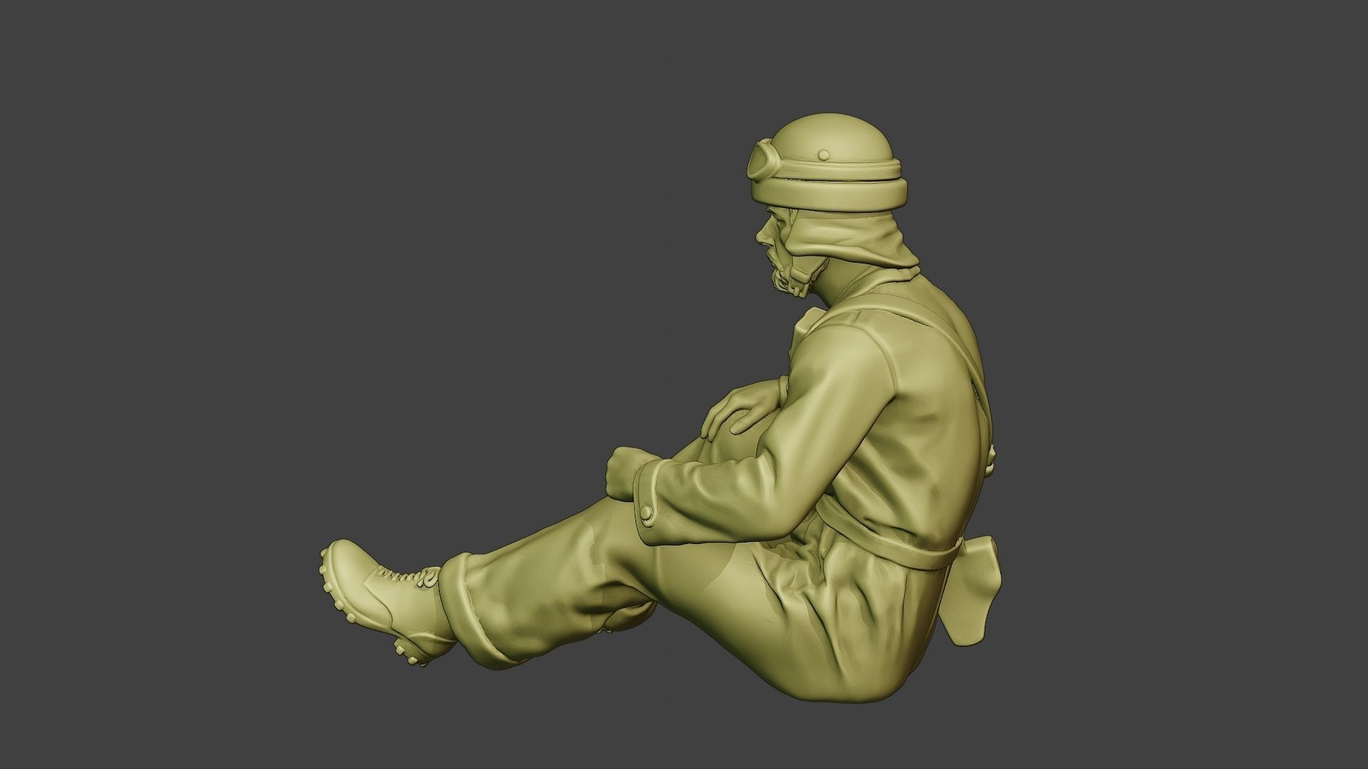 Italian Tank Crew Unit ww2 Sit3 ITCU1 3D print model_4
