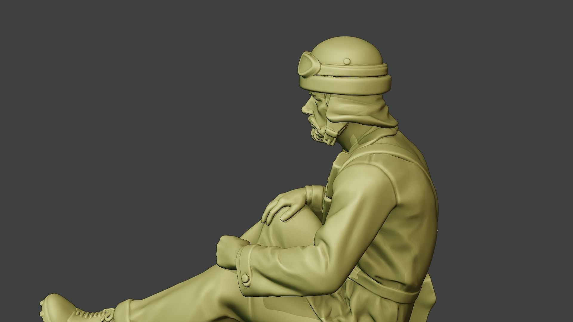Italian Tank Crew Unit ww2 Sit3 ITCU1 3D print model_26