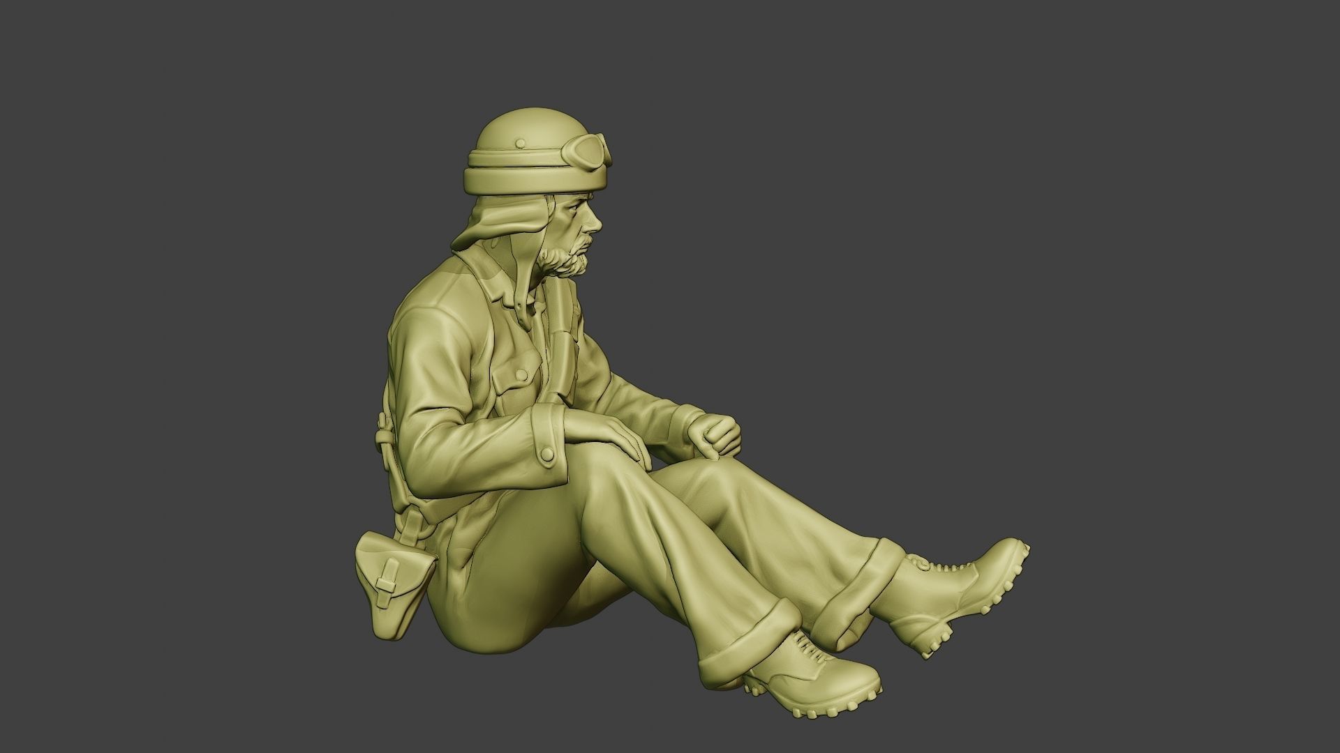 Italian Tank Crew Unit ww2 Sit3 ITCU1 3D print model_9