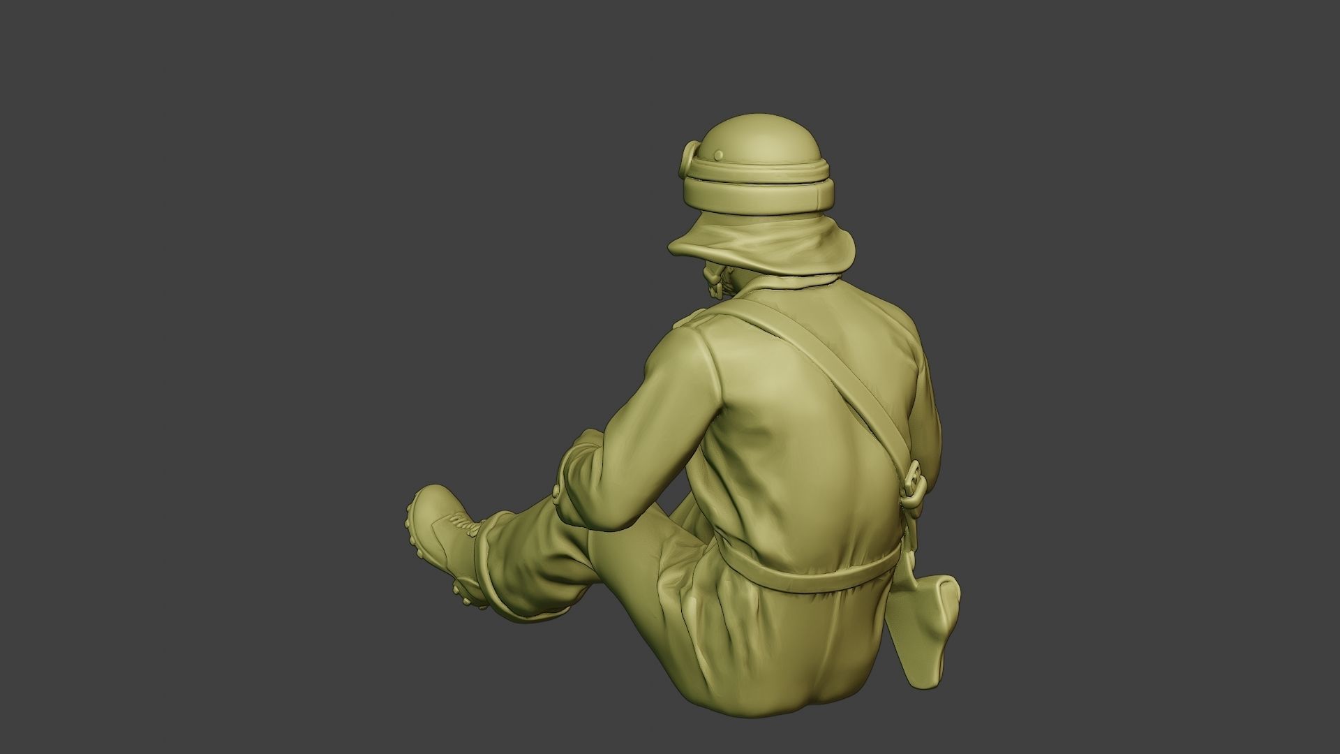 Italian Tank Crew Unit ww2 Sit3 ITCU1 3D print model_5