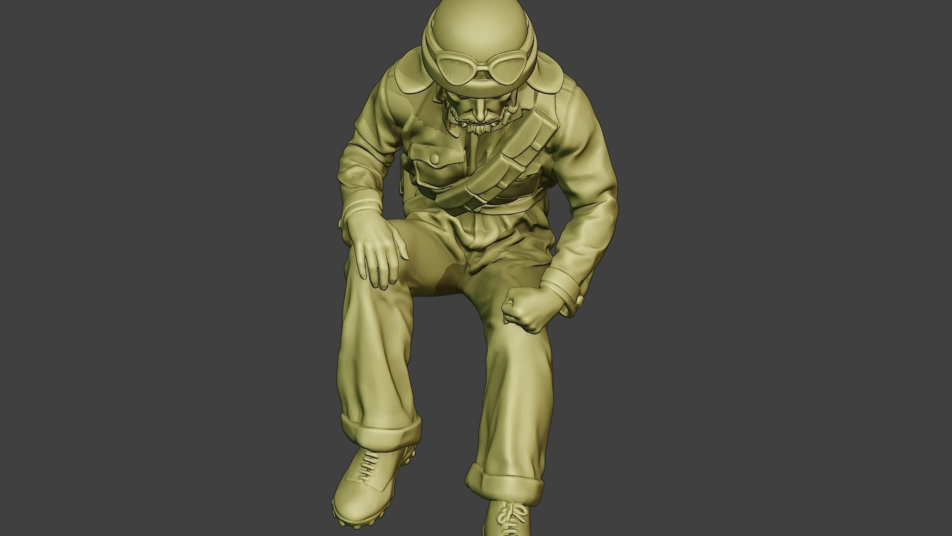 Italian Tank Crew Unit ww2 Sit3 ITCU1 3D print model_14
