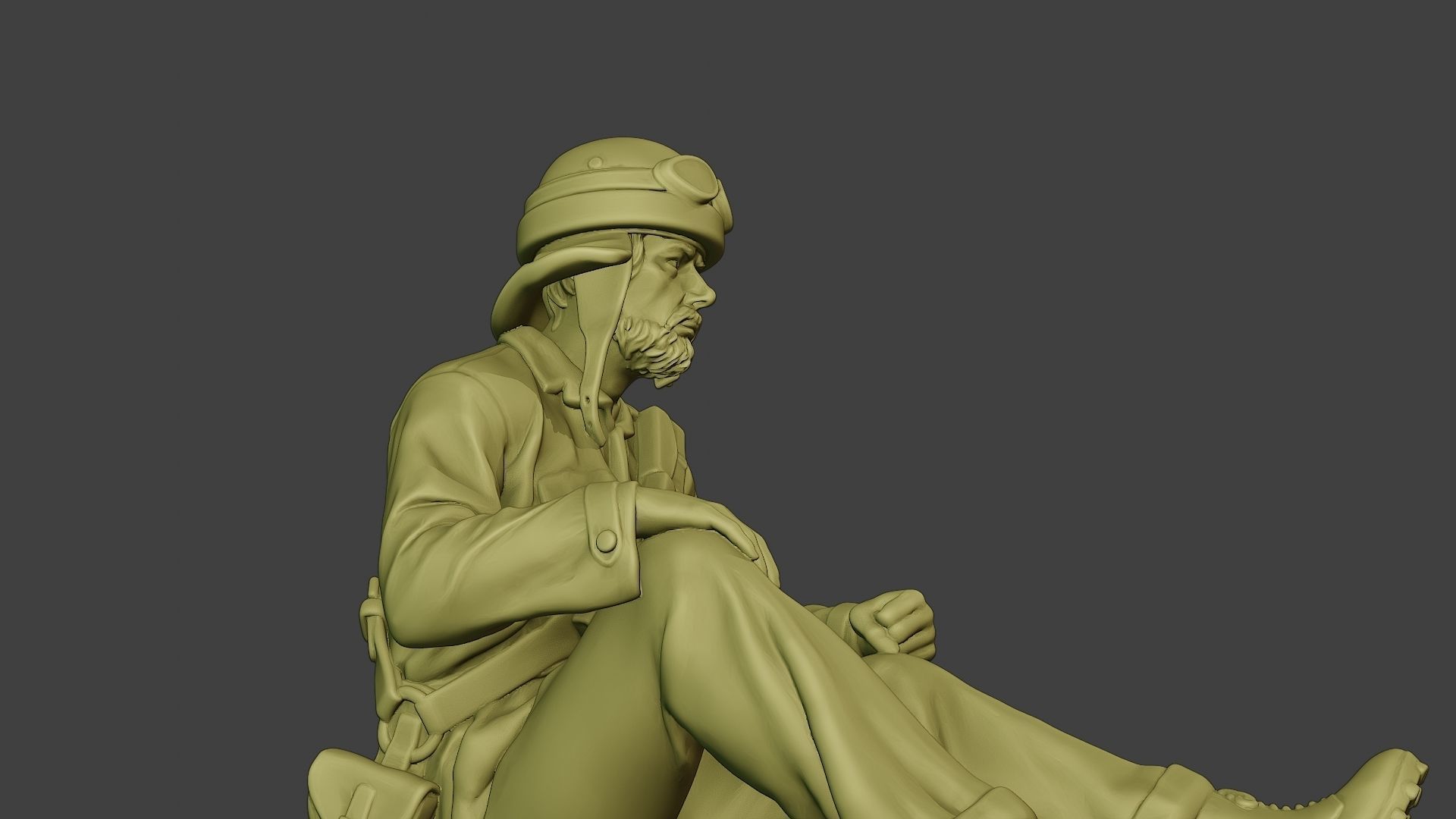 Italian Tank Crew Unit ww2 Sit3 ITCU1 3D print model_29