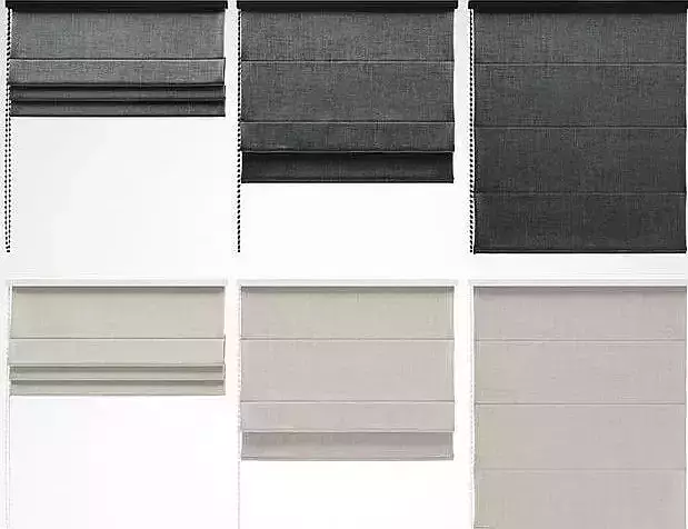 Modern Curtain 3D model