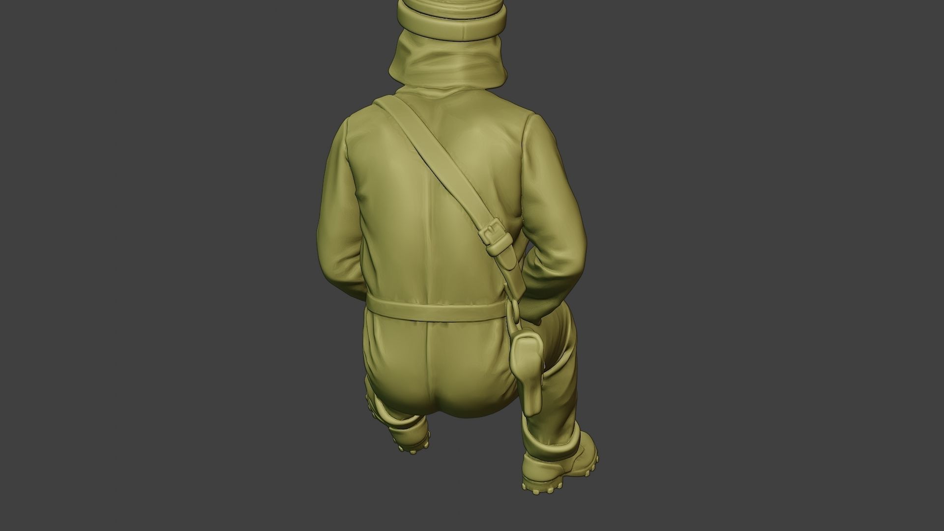 Italian Tank Crew Unit ww2 Sit4 ITCU1 3D print model_25