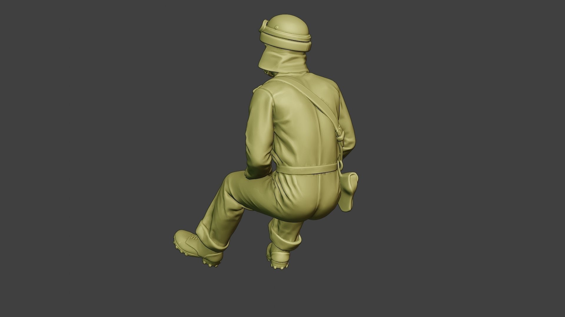 Italian Tank Crew Unit ww2 Sit4 ITCU1 3D print model_5