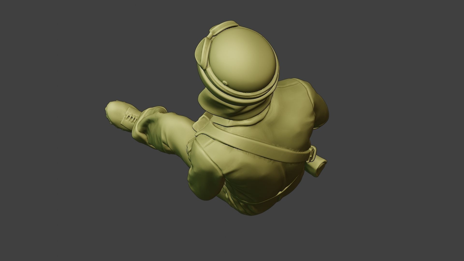 Italian Tank Crew Unit ww2 Sit4 ITCU1 3D print model_16