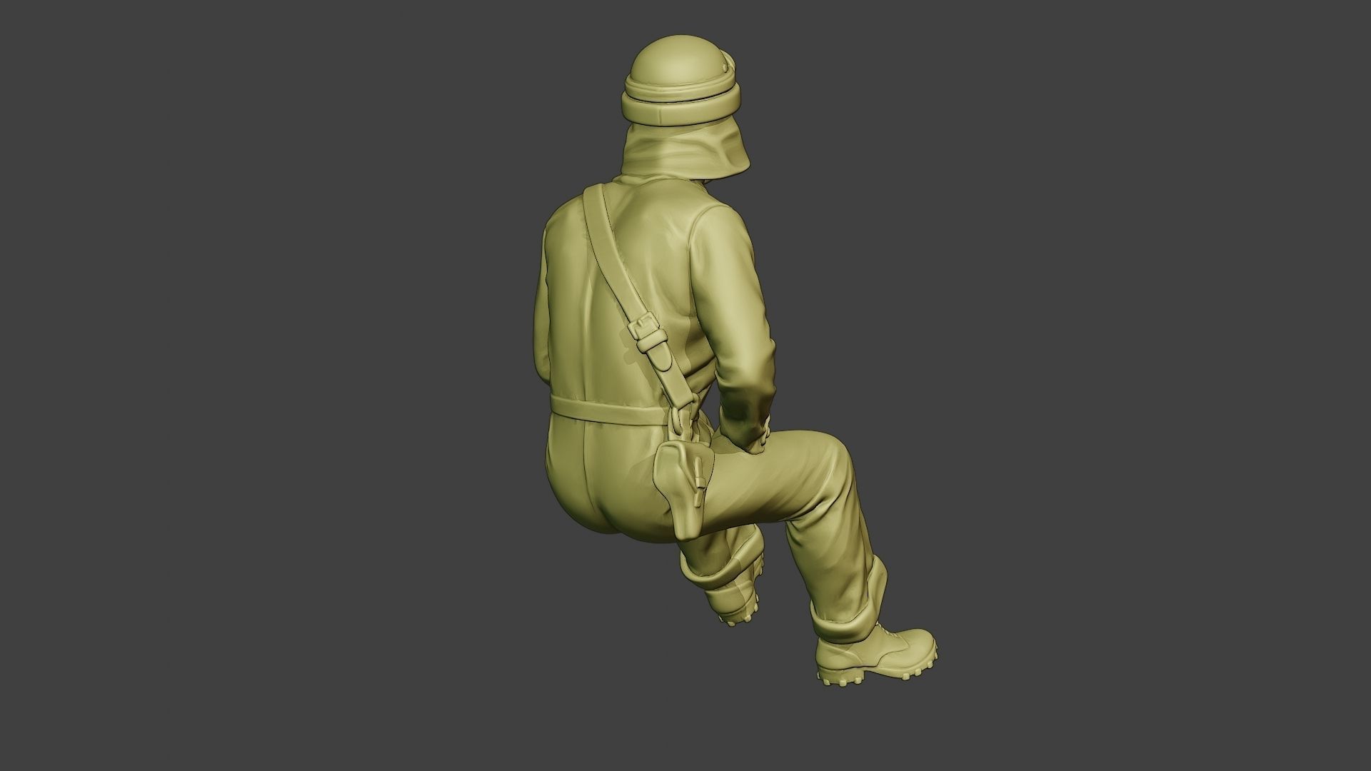 Italian Tank Crew Unit ww2 Sit4 ITCU1 3D print model_7