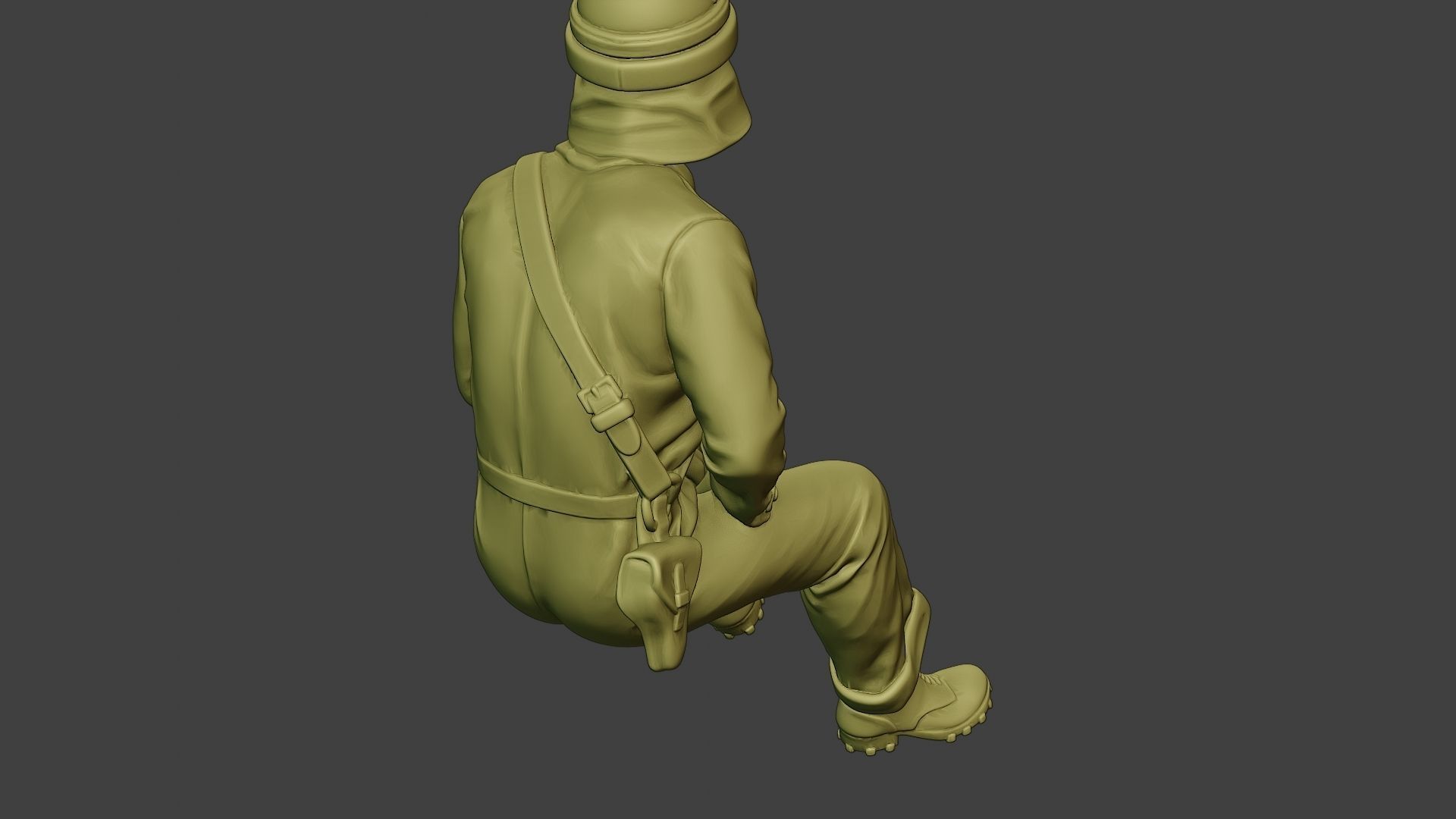 Italian Tank Crew Unit ww2 Sit4 ITCU1 3D print model_24