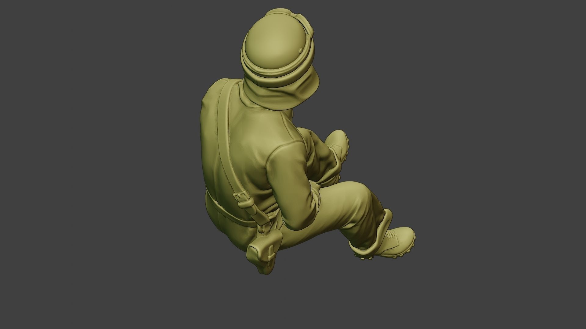 Italian Tank Crew Unit ww2 Sit4 ITCU1 3D print model_22