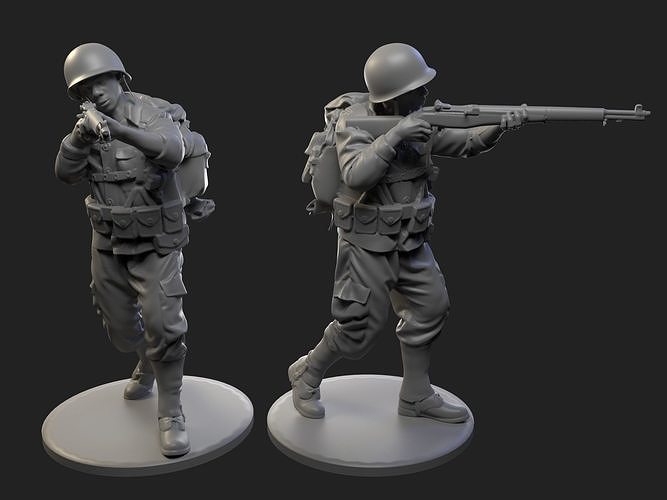 USA SOLDIER 2 3D print model