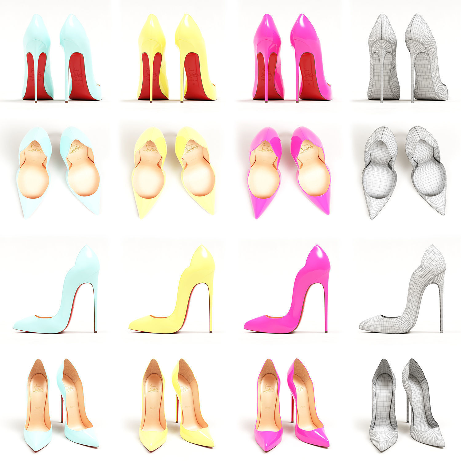 Christian Louboutin Hot Chick 130mm High Heels Collection _9