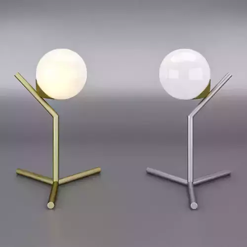 metal desk lamps 3D model