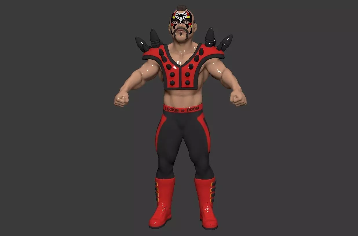 Fun WWE Pro Wrestling Figurine 3D print model - Animal 3D print model