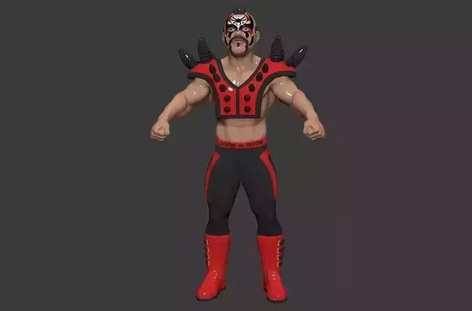 Fun WWE Pro Wrestling Figurine 3D print model - Animal  3D print model