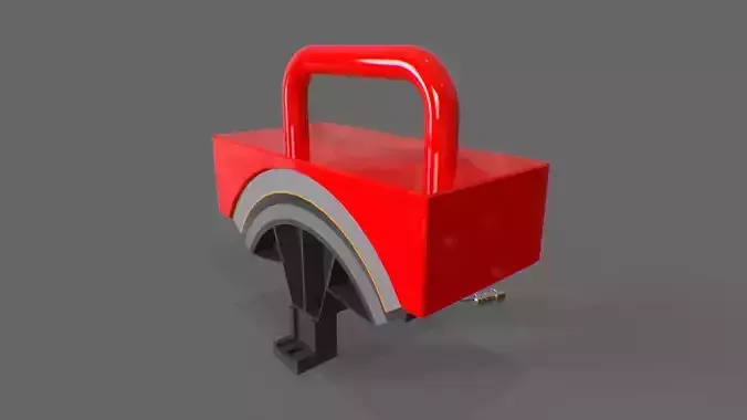 Mug Press Clamp Low-poly 3D model