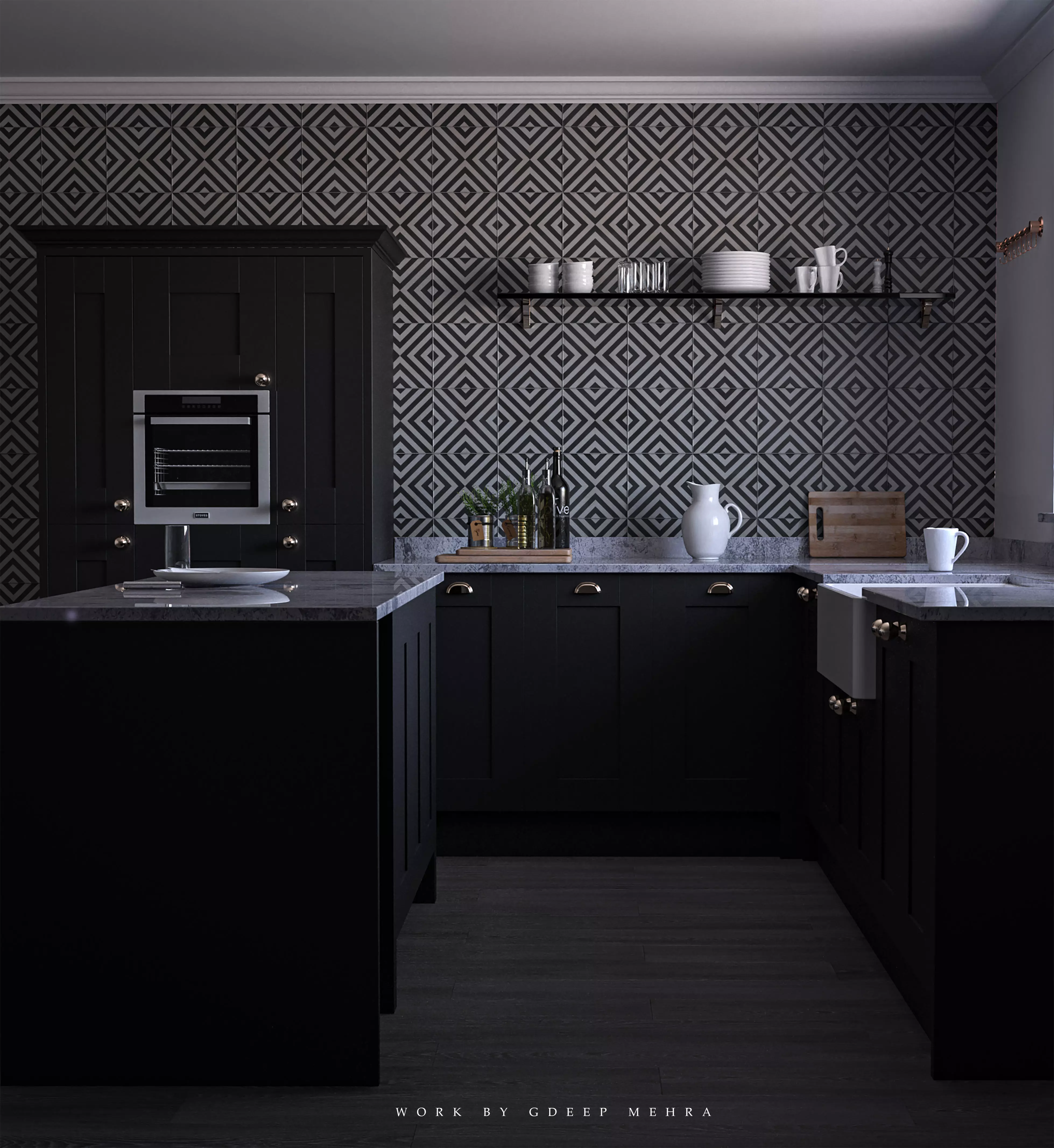 Kitchen Design 3D model