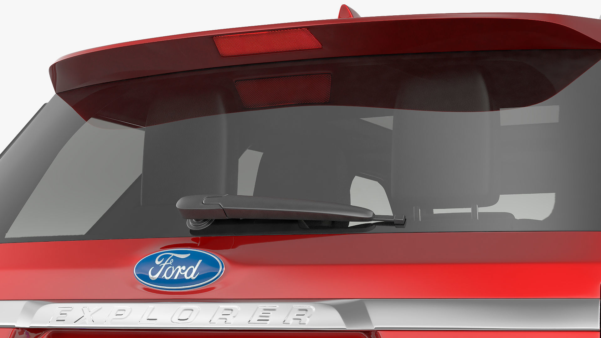 Ford Explorer 2016 SUV Simple Interior 3D model_18