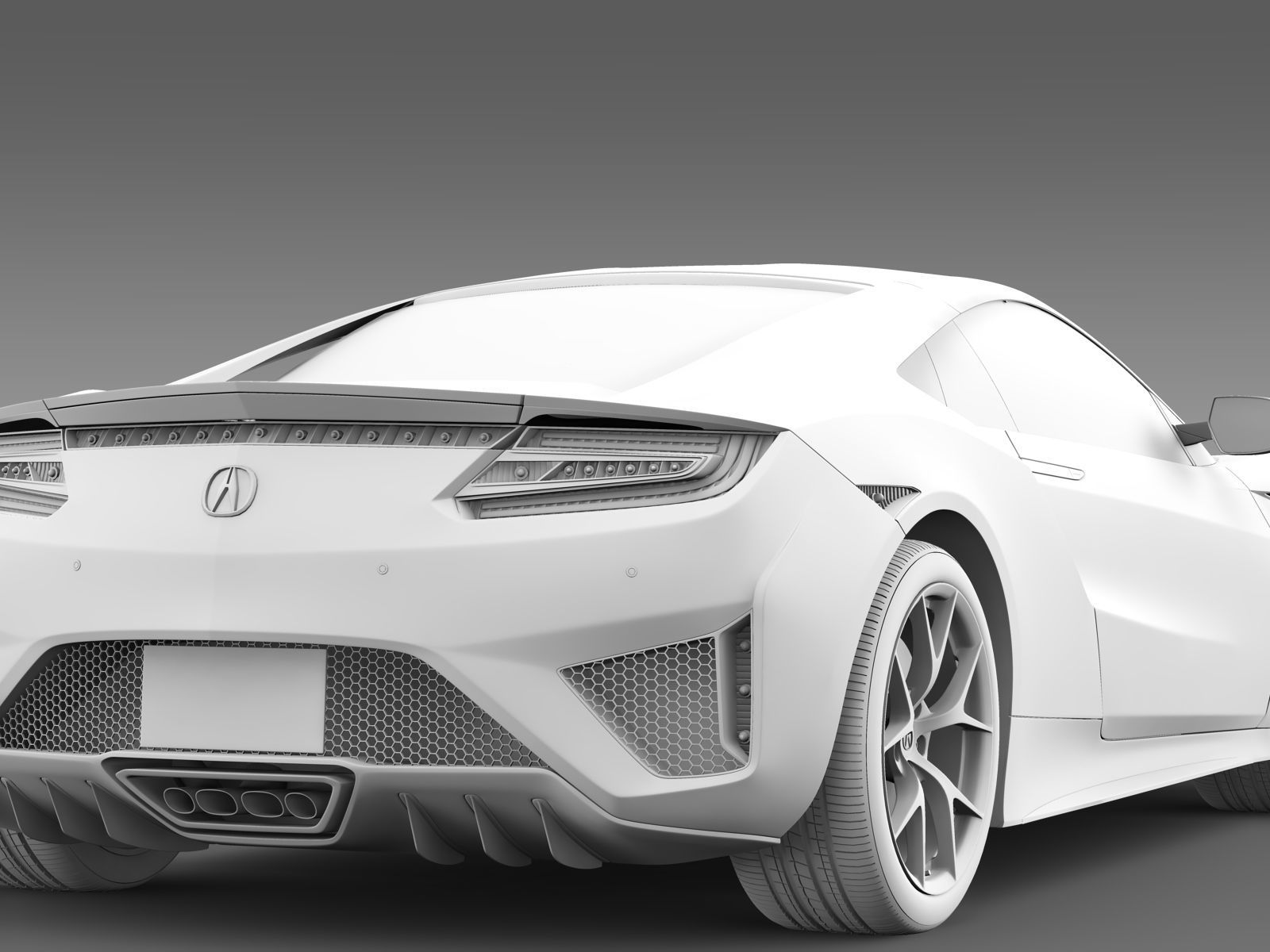 Acura NSX 2016 3D model_6