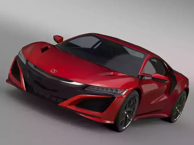 Acura NSX 2016 3D model Acura NSX 2016 3D model