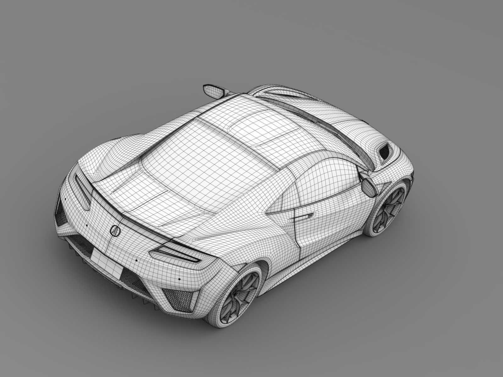 Acura NSX 2016 3D model_8